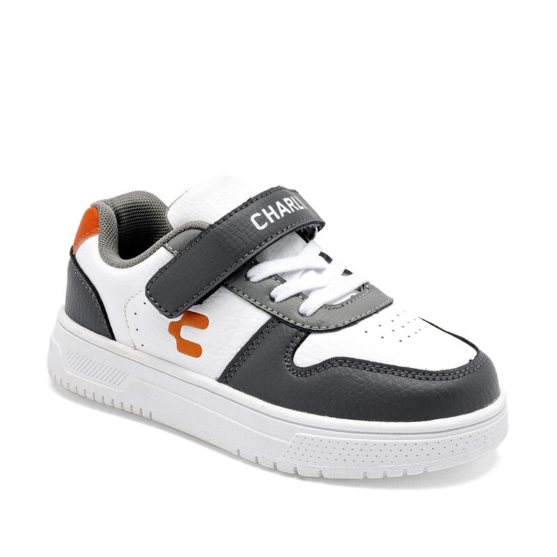 Charly Tenis Para Ni&ntilde;a Blanco Gris Cod 120478-2 image number null