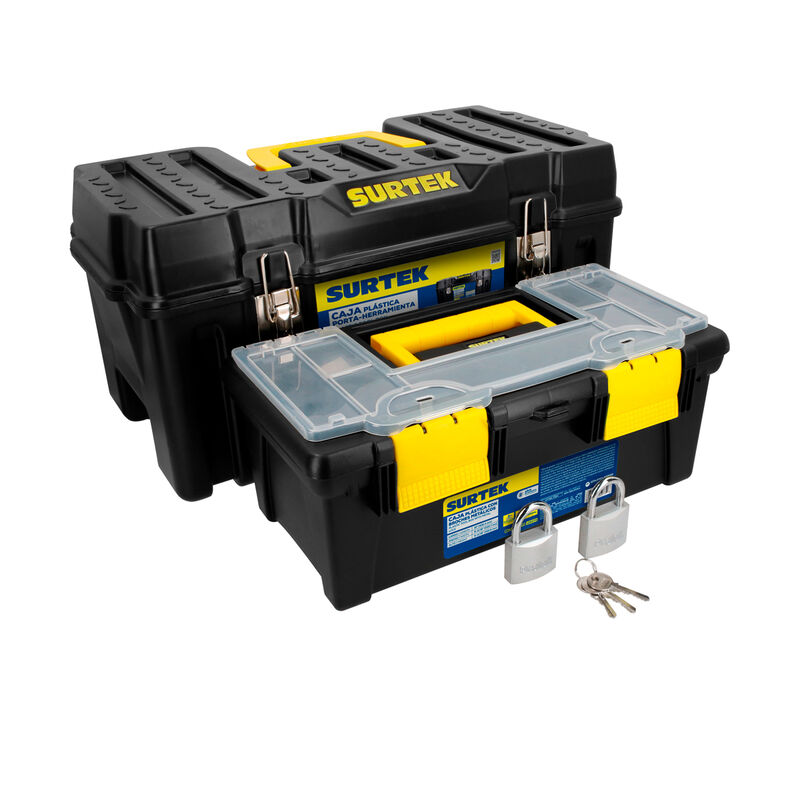 Juego de cajas portaherramientas pl&aacute;sticas, 4 p... image number null