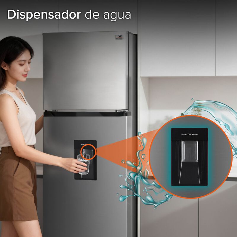 Refrigerador 9 Pies  Top Mount 247 L White West... image number null