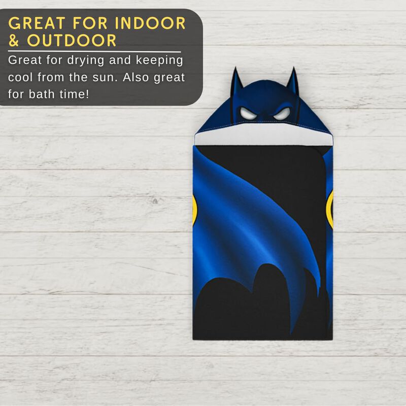 Toalla Con Capucha Franco Batman Kids De Felpa ... image number null