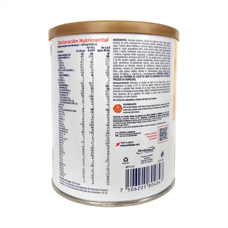 Nutramigen Premium 0 - 12 Meses 357 Gramos image number null