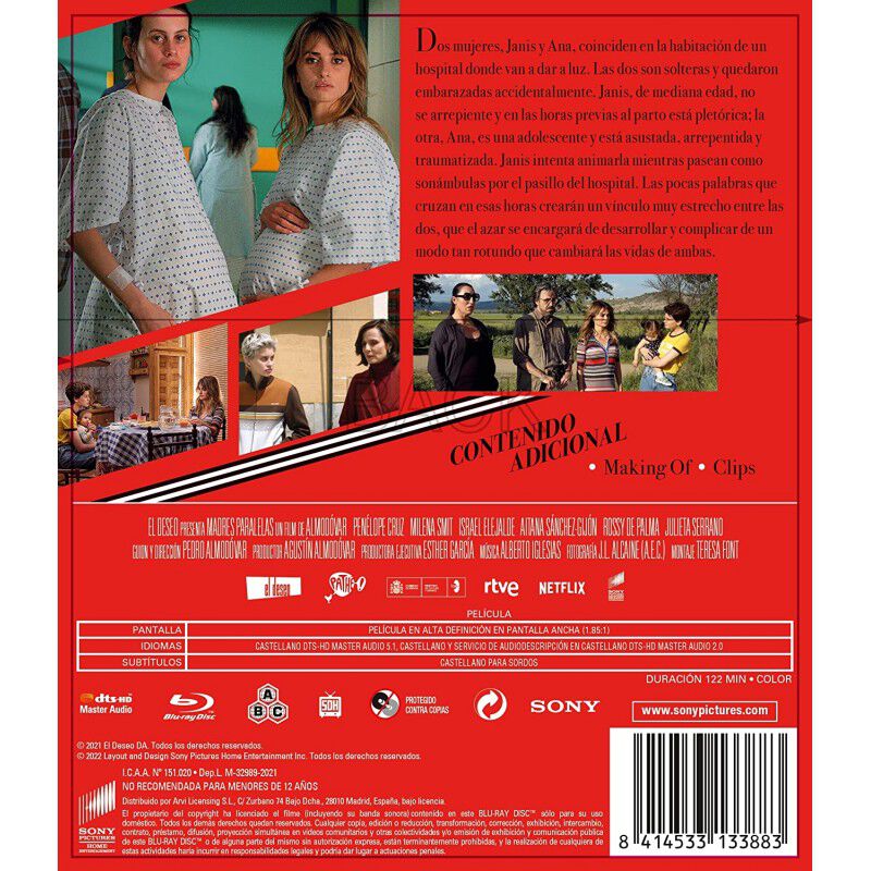 Madres Paralelas [blu-ray] (2021) image number null