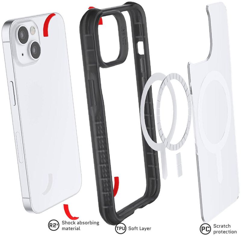 Funda GHOSTEK Covert para iPhone 14 PLUS Humo T... image number null