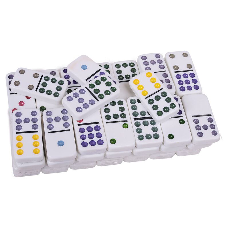 Domin&oacute; Doble 9 en Caja Met&aacute;lica con 1 Plum&oacute;n image number null