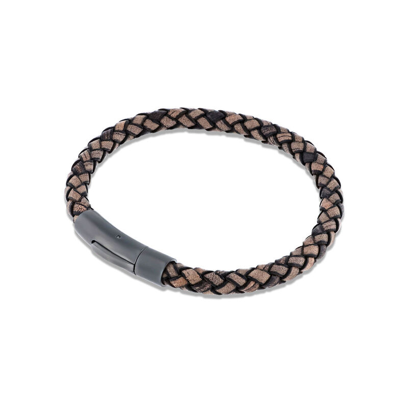 Pulsera De Acero En Color Negro Para Caballero image number null