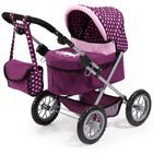 Cochecito De Mu&ntilde;ecas Bayer Design, Modernos Corazones Burdeos Y Rosas, 46 Cm, 3 O M&aacute;s