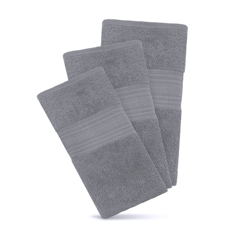 Paquete de 3 Toallas de Ba&ntilde;o Gris image number null