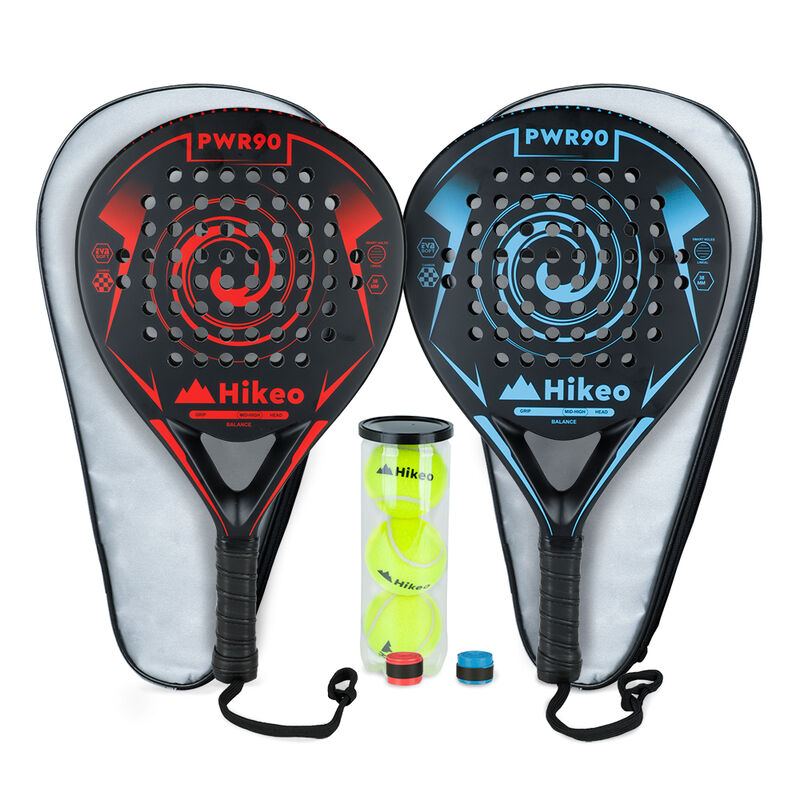 Palas de Pádel con Fundas Pelotas y Grips Set d... image number null