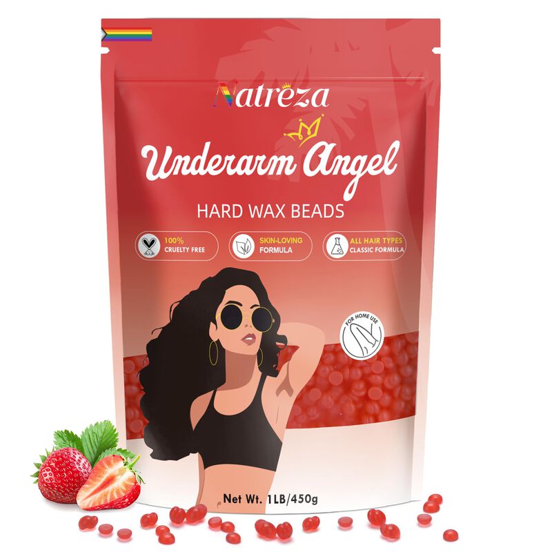 Perlas De Cera Dura Natreza 450 g Rojo Brasile&ntilde;... image number null