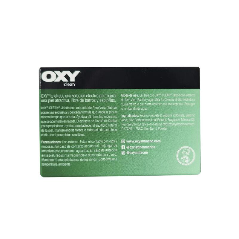 Oxy Clean Jabon Con Extracto De Aloe Vera 2 % 9... image number null