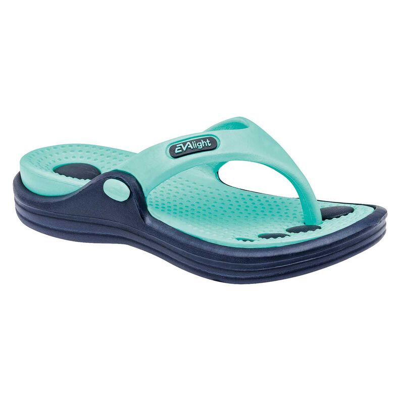 Evalight Sandalia para mujer verde marino image number null
