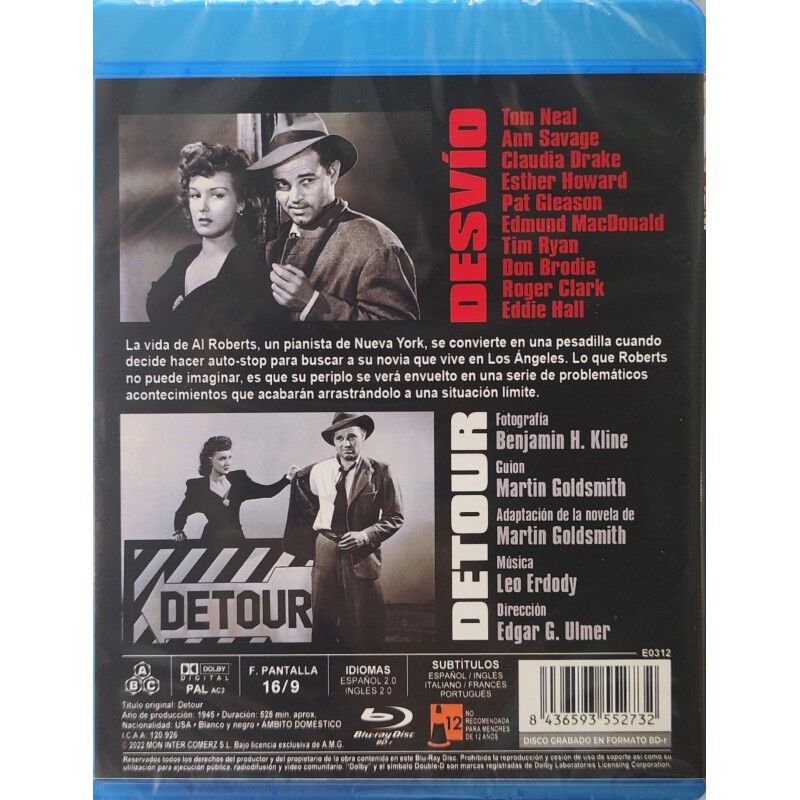 Detour (Desv&iacute;o) [Blu-ray] image number null