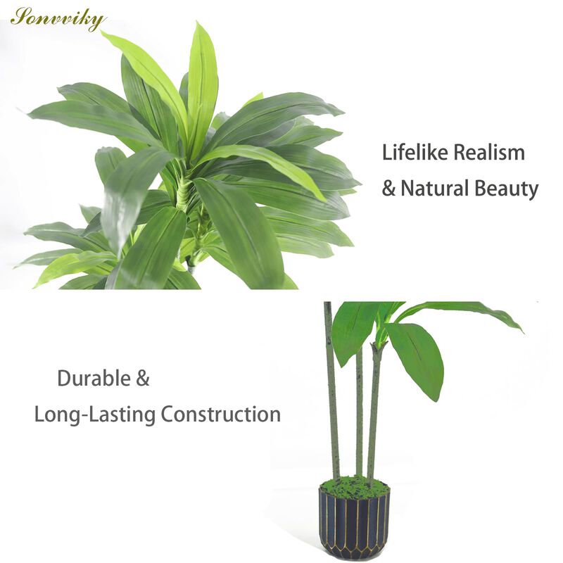 &Aacute;rbol Artificial Sonvviky Dracaena 122 cm Para ... image number null