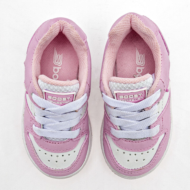 Boost Tenis para beb&eacute; ni&ntilde;a rosa blanco image number null