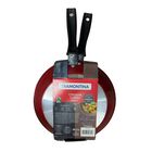 Juego de Sartenes Tramontina 32300/359 Turim 24CM 2 Pzas Negro/Rojo