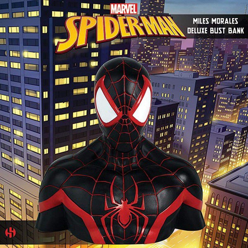 Hucha Busto Miles Morales Spider-Man 25 cms image number null