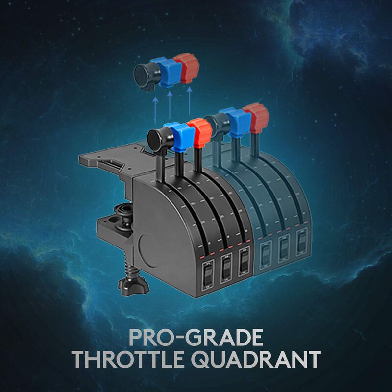 Sistema Flight Yoke Logitech G Pro Con Throttle... image number null