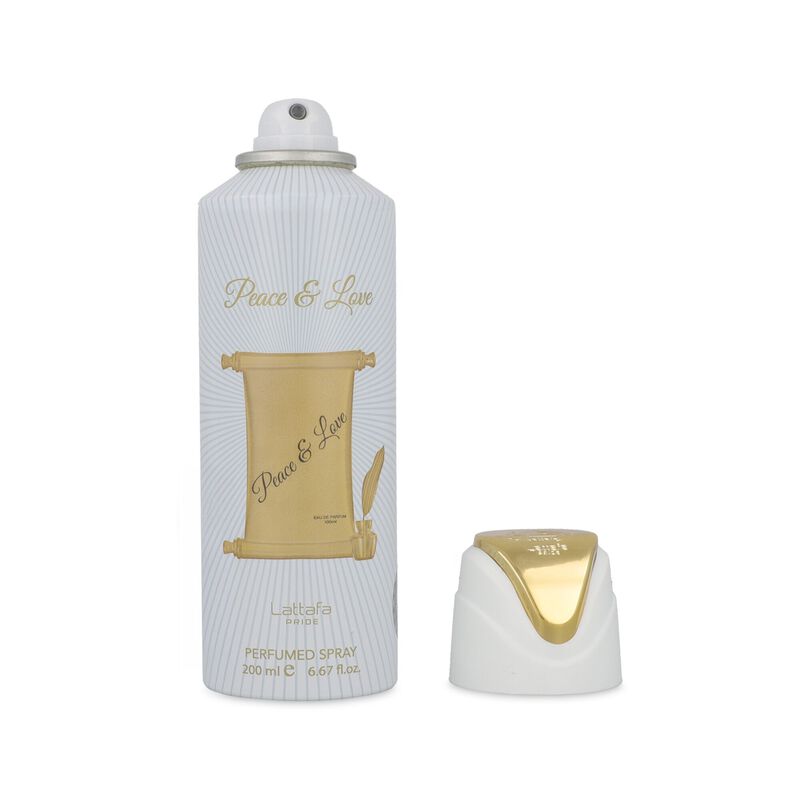 Lattafa Peace & Love 200ml Body Spray image number null