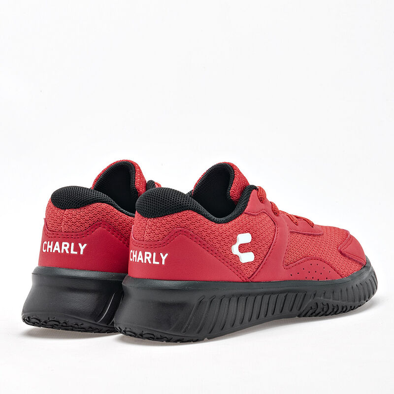 Charly Tenis urbano para ni&ntilde;o rojo, agujeta ela... image number null