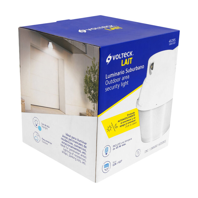 Luminario Suburbano de Abs 45 W Sensor de Luz c... image number null