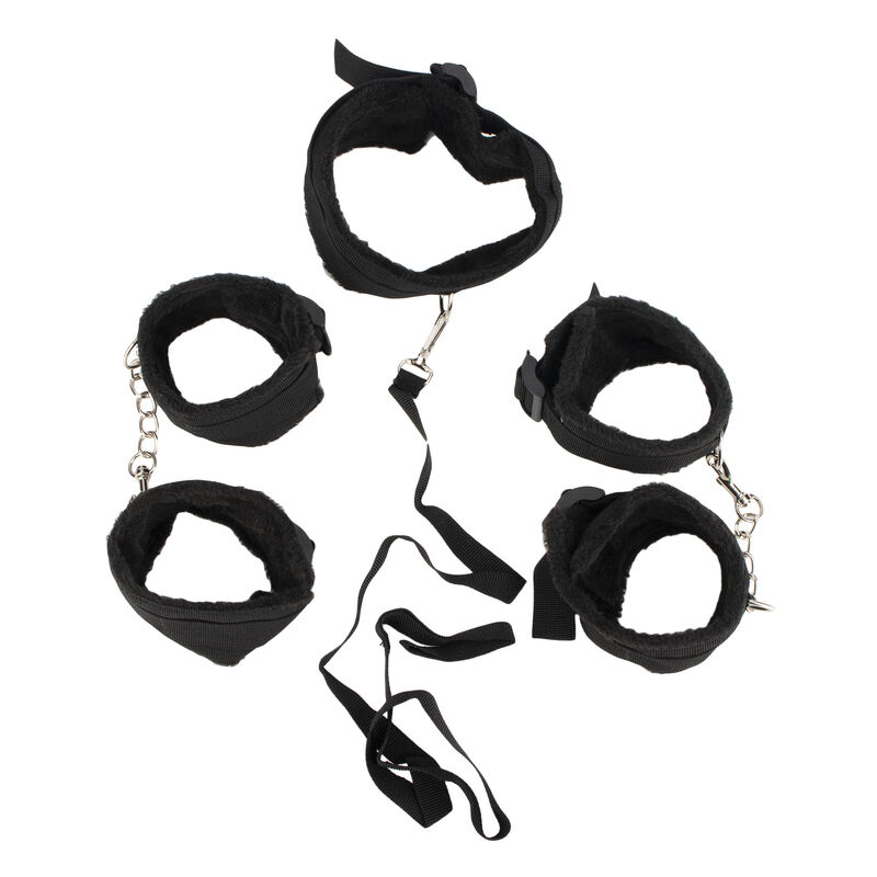 KIT BONDAGE SET TUTIFRUTI BDSM 10 PZS NEGRO image number null