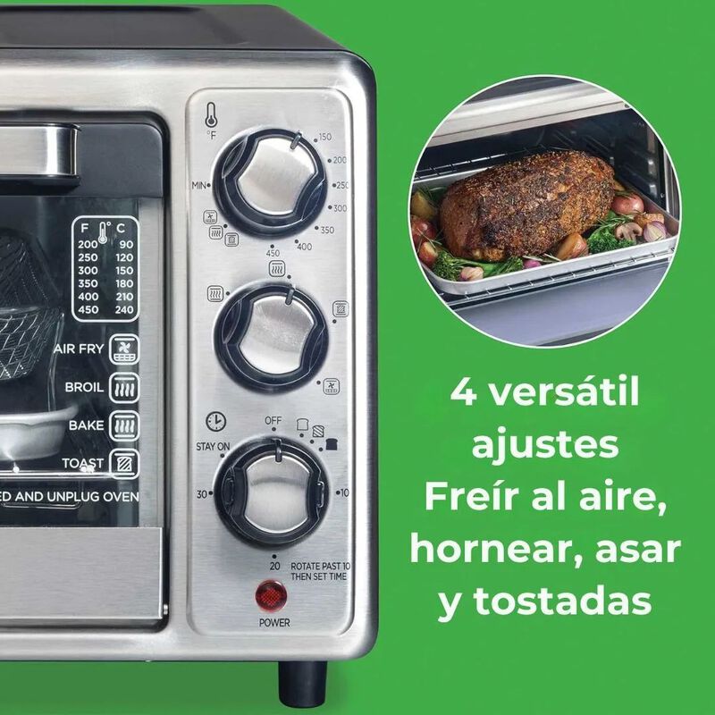 Freidora De Aire Y Horno El&eacute;ctrico Hamilton Bea... image number null