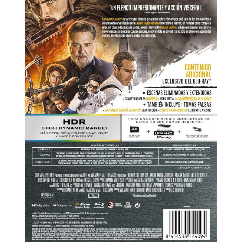 Kraven: El cazador (Edici&oacute;n especial met&aacute;lica) ... image number null