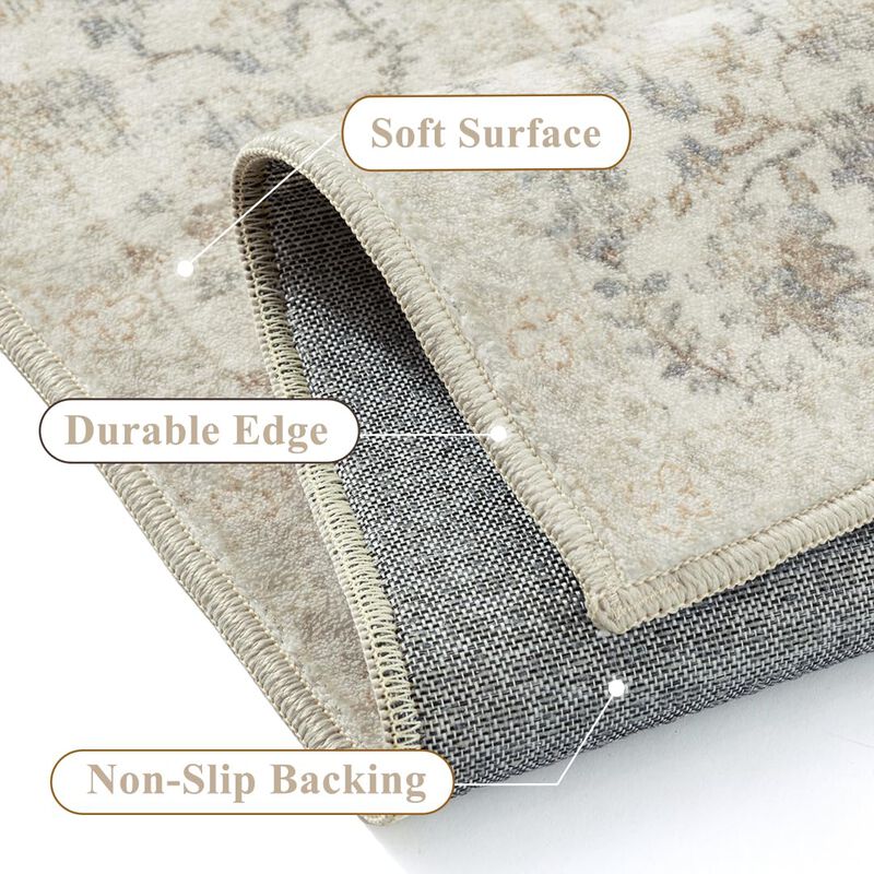 Alfombra Purecozy 244 &times; 152 cm Color Topo Lavab... image number null