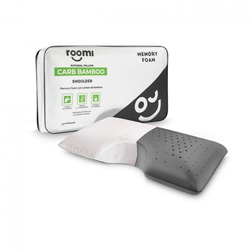 Almohada Roomi Shoulder Infusión Carbón De Bamb... image number null