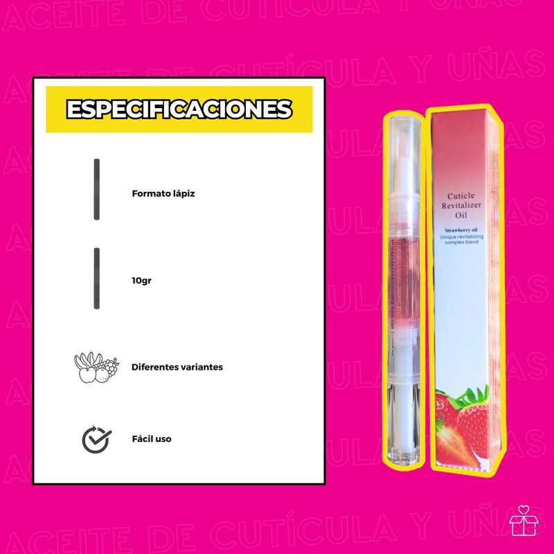 Aceite para Cutículas Hidratante para Uñas 24 P... image number null
