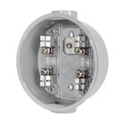 Base Medidor de Luz 4 Terminales De Fierro