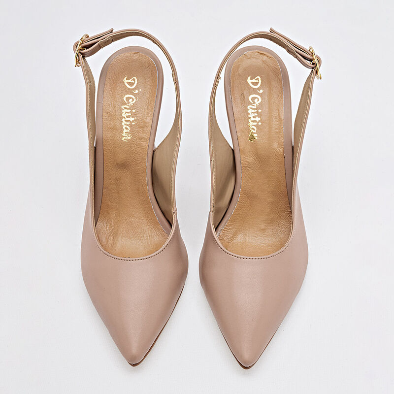 D'Cristian Zapatilla para mujer beige image number null