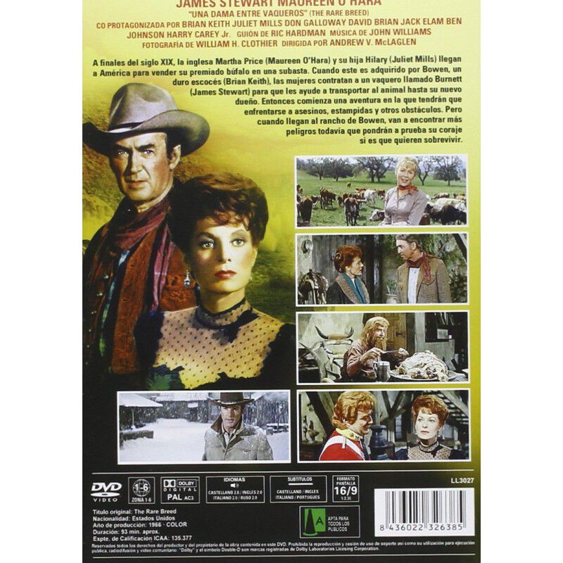 Una Dama Entre Vaqueros [dvd] image number null