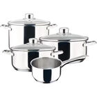 Bateria De Cocina Magefesa 01Bxdux007P Dux 7 Piezas Acero Inox, Inducci&oacute;n End