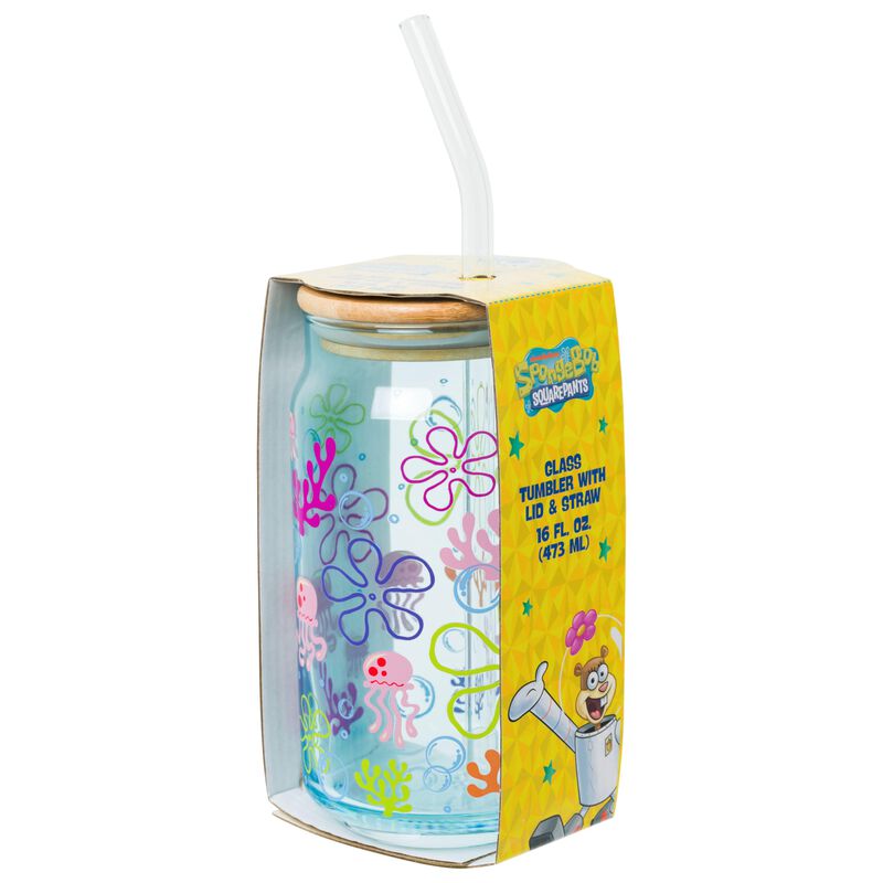 Vaso De Vidrio Silver Buffalo 473 ml Bob Esponj... image number null