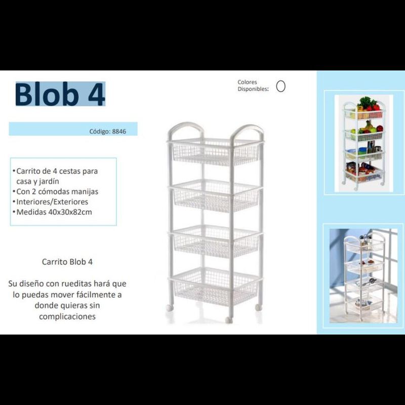 Carrito De Cocina Frutero Organizador Multiusos... image number null