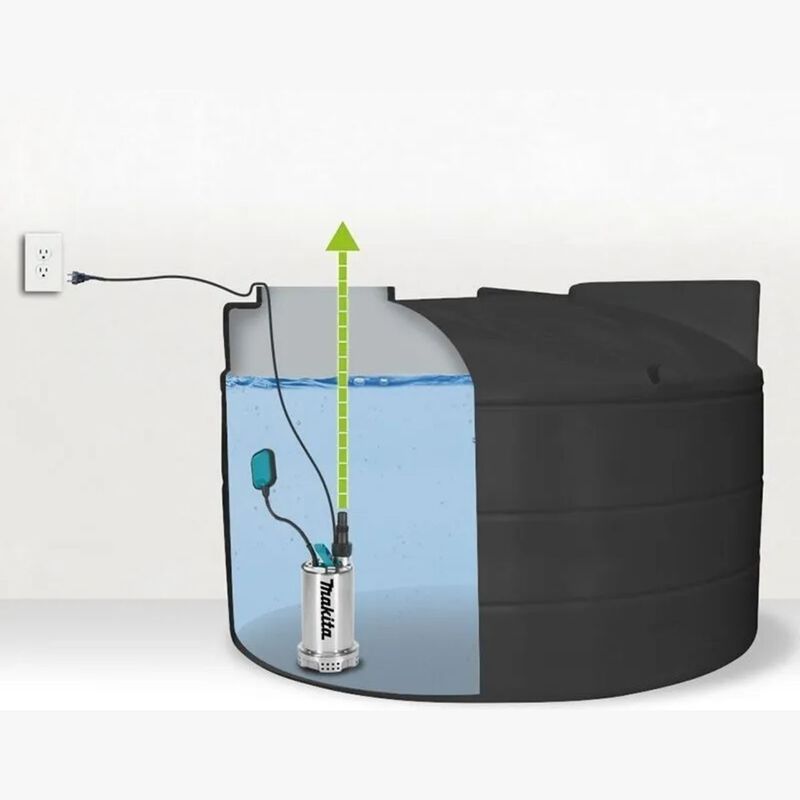 Bomba sumergible1100W INOX 9M PF1100 Makita image number null