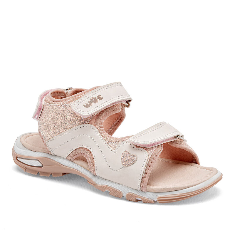 Wos Guany sandalia para ni&ntilde;a blanco rosa cod 14... image number null