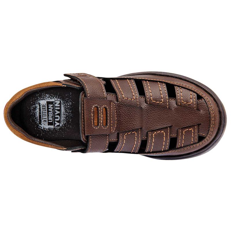 Yuyin Sandalia para niño café image number null