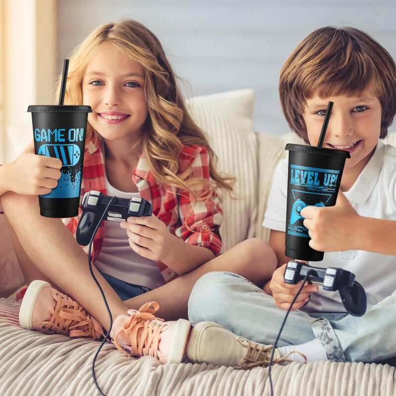 Vaso Para Beber Mifoci 710 ml Negro Y Azul &ndash; Pa... image number null
