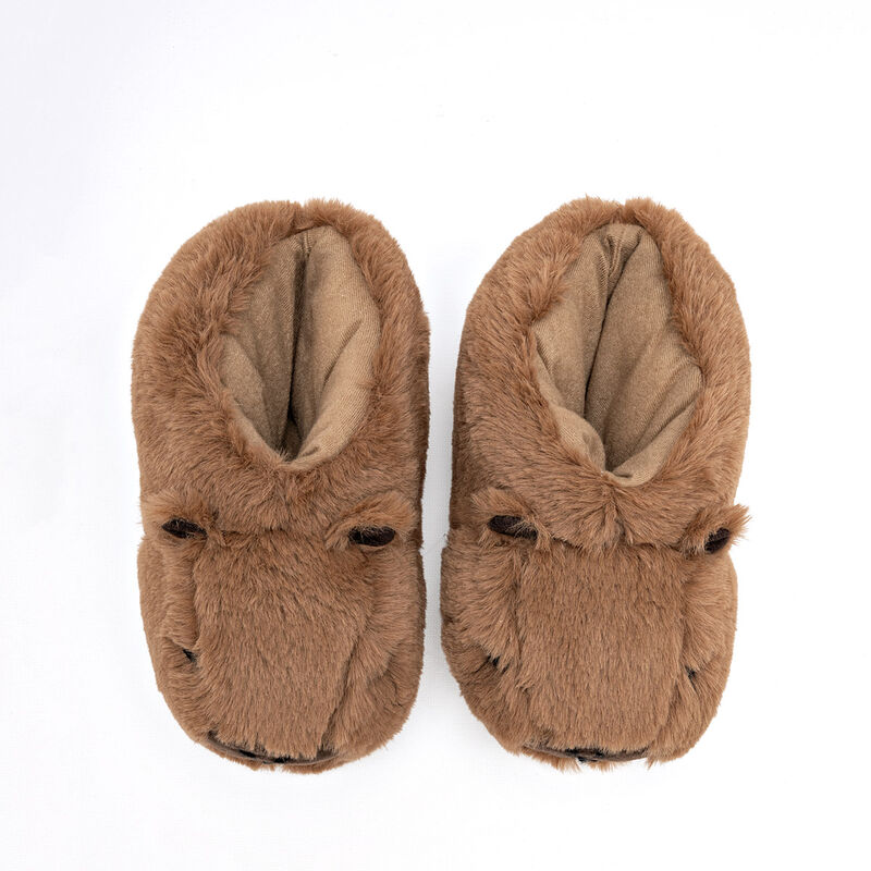 Parvus Pantufla para ni&ntilde;a. Caf&eacute; image number null