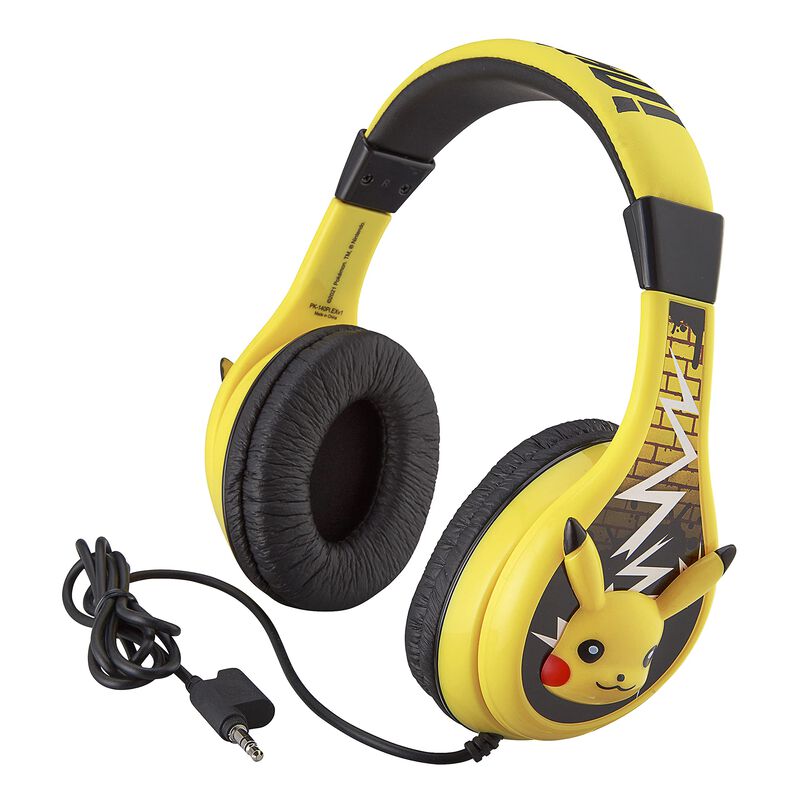 Auriculares Ekids Pokemon Pikachu Con Cable Est... image number null