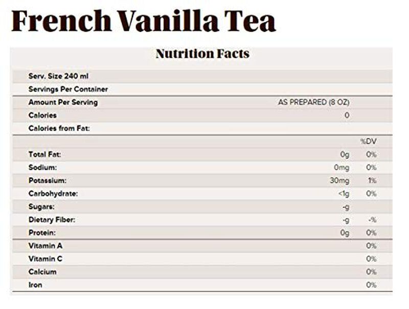 T&eacute; Bigelow Vainilla Francesa 50 g 28 Bolsas image number null