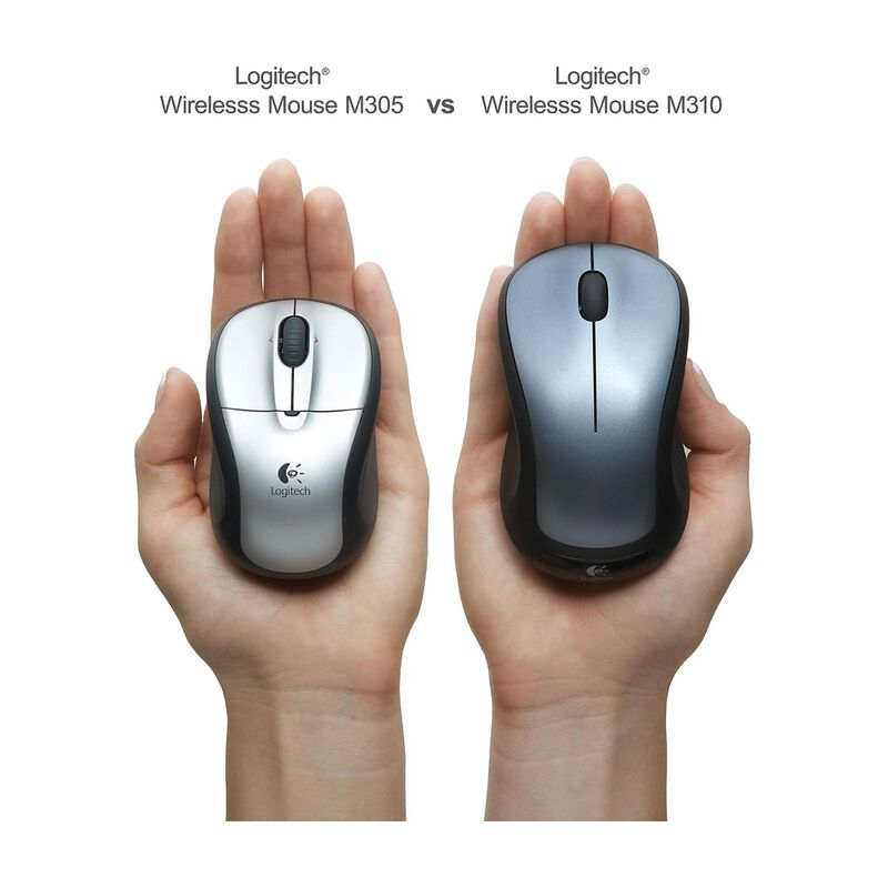 Mouse Inal&aacute;mbrico Logitech M310 Plata image number null