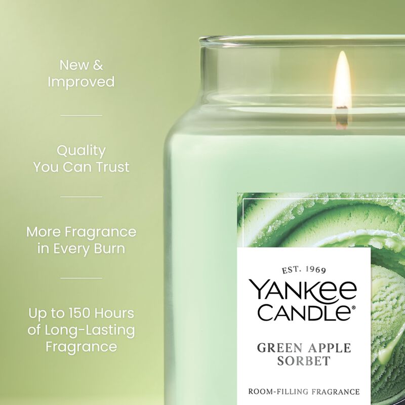 Scented Candle Yankee Candle, Sorbete De Manzan... image number null