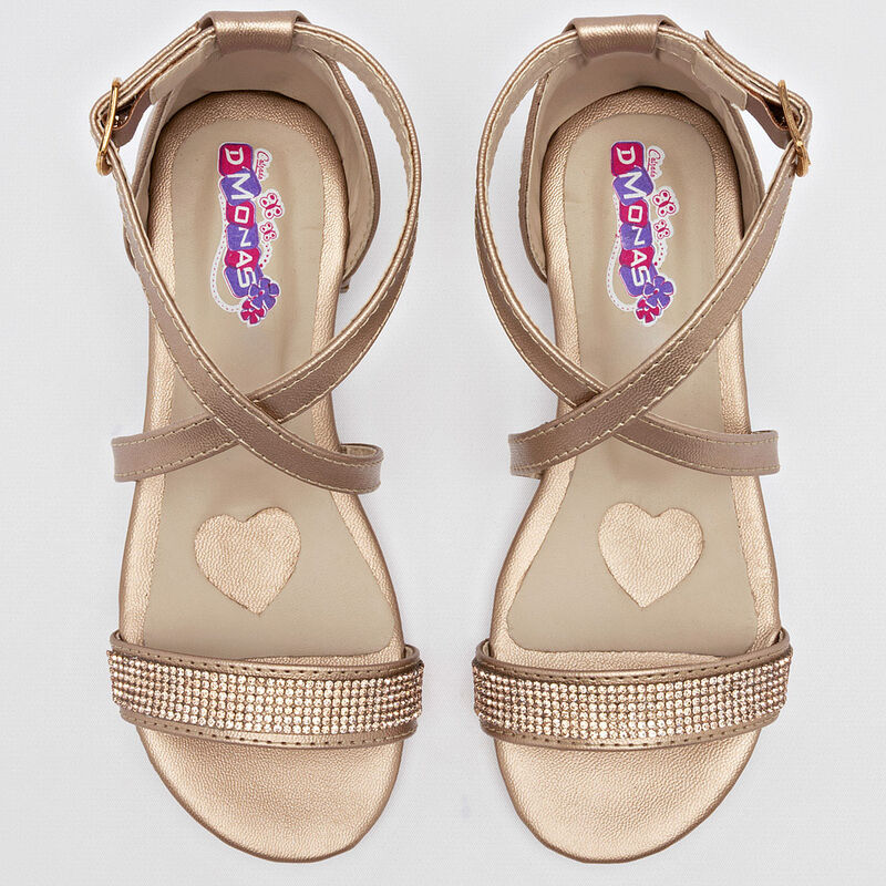 D'Monas Zapato de graduaci&oacute;n para ni&ntilde;a. Dorado ... image number null