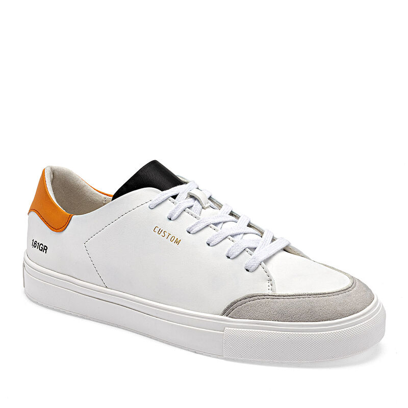Negro Total tenis para hombre blanco gris naran... image number null