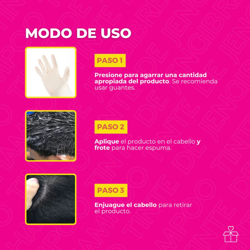 10 Shampoo Tinte Instant&aacute;neo 15min Cubre Canas ... image number null