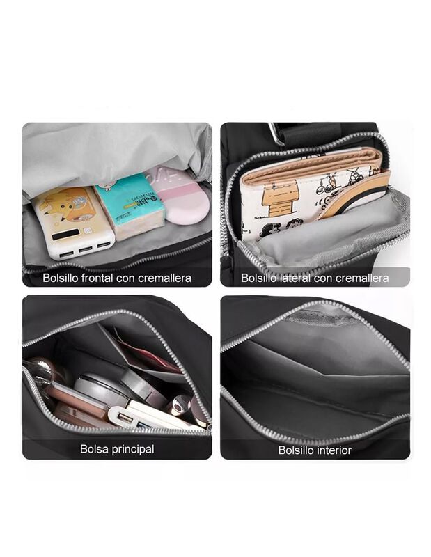 Bolsa Crossbody Pink Brule City Lights Para Muj... image number null