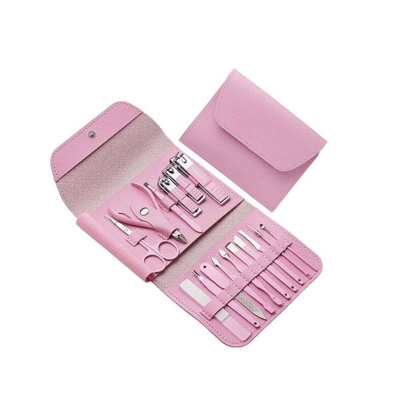 Set de corta uñas acero inoxidable cartera image number null